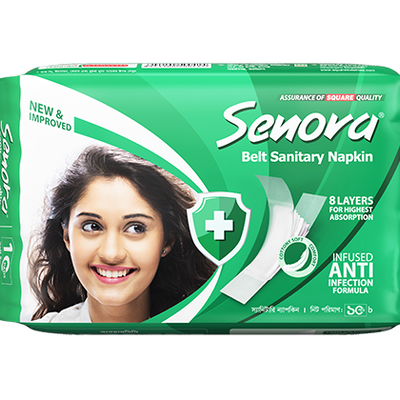 Senora Sanitary Napkin Regular Pack (Belt System)
